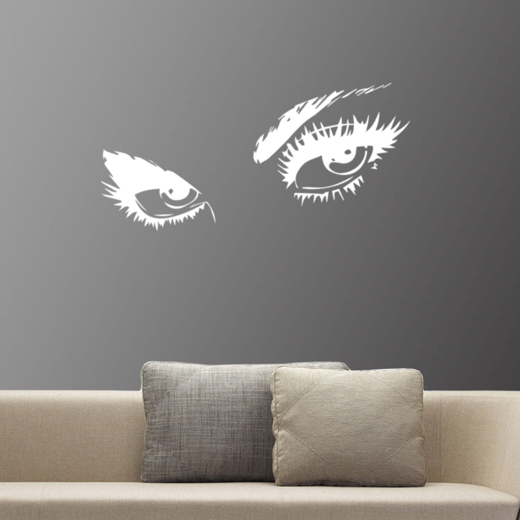 Sexy Eyes Girl Face Woman Face Sticker Fashion Stylish Living Room Bedroom Home Decor Wall Decal Art Vinyl Sticker tr988