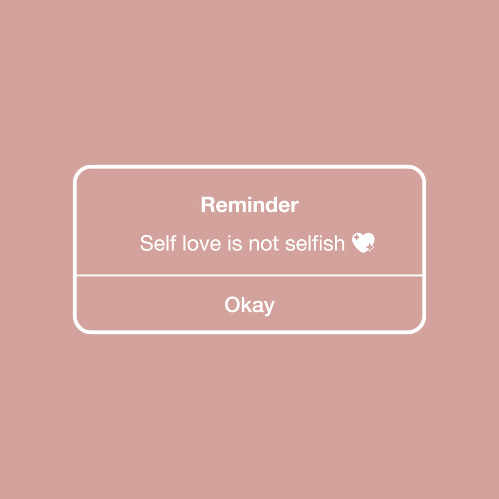 Vinyl Wall Art Decal - Self Love is Not Selfish - 12 x 30" - Cute iPhone Reminder Shape Modern Inspirational Quote Sticker for Home Office Bedroom Closet Bathroom Decor (Black)"