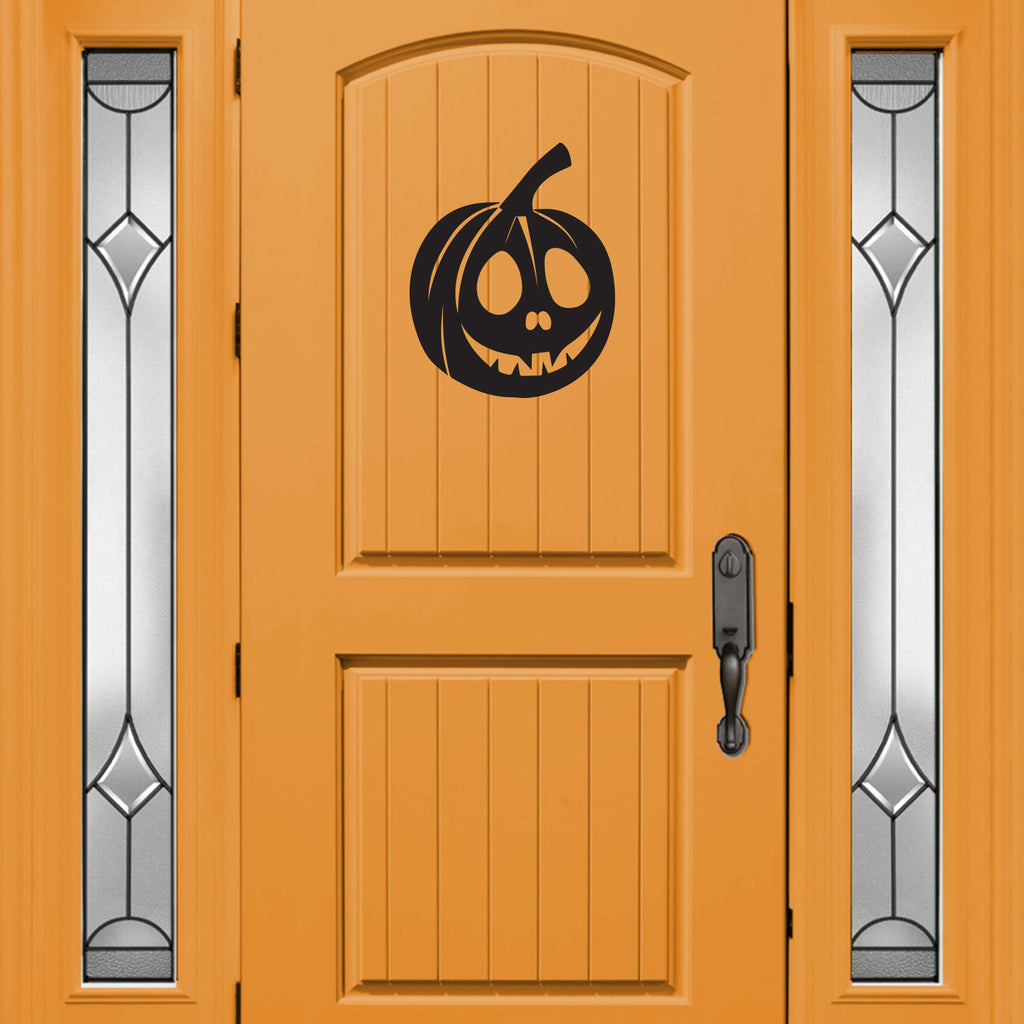 Halloween Pumpkin Art Decal Vinyl Wall Sticker - Black 660078087510