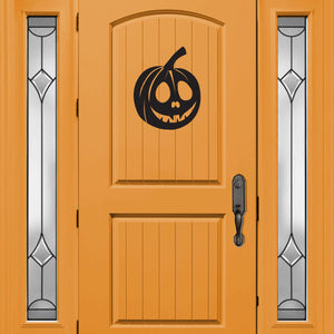 Halloween Pumpkin Art Decal Vinyl Wall Sticker - Black 660078087510