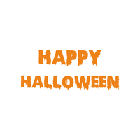 Vinyl Wall Art Decal - Happy Halloween - 9.5" x 23" - Fun Slime Seasonal Greeting Letters Decoration Sticker - Kids Teens Adults Indoor Outdoor Wall Door Window Living Room Office Decor 660078119228