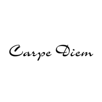 Carpe Diem - 22" x 4" - Vinyl Wall Decal Sticker Art