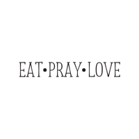 EAT, Pray, Love - Wall Art Vinyl Decal - 3" X 23" Decoration Vinyl Sticker - Inspirational Kitchen Dining Room Wall Decor - Trendy Wall Art - Motivational Kitchen Wall Art Decal 660078090107