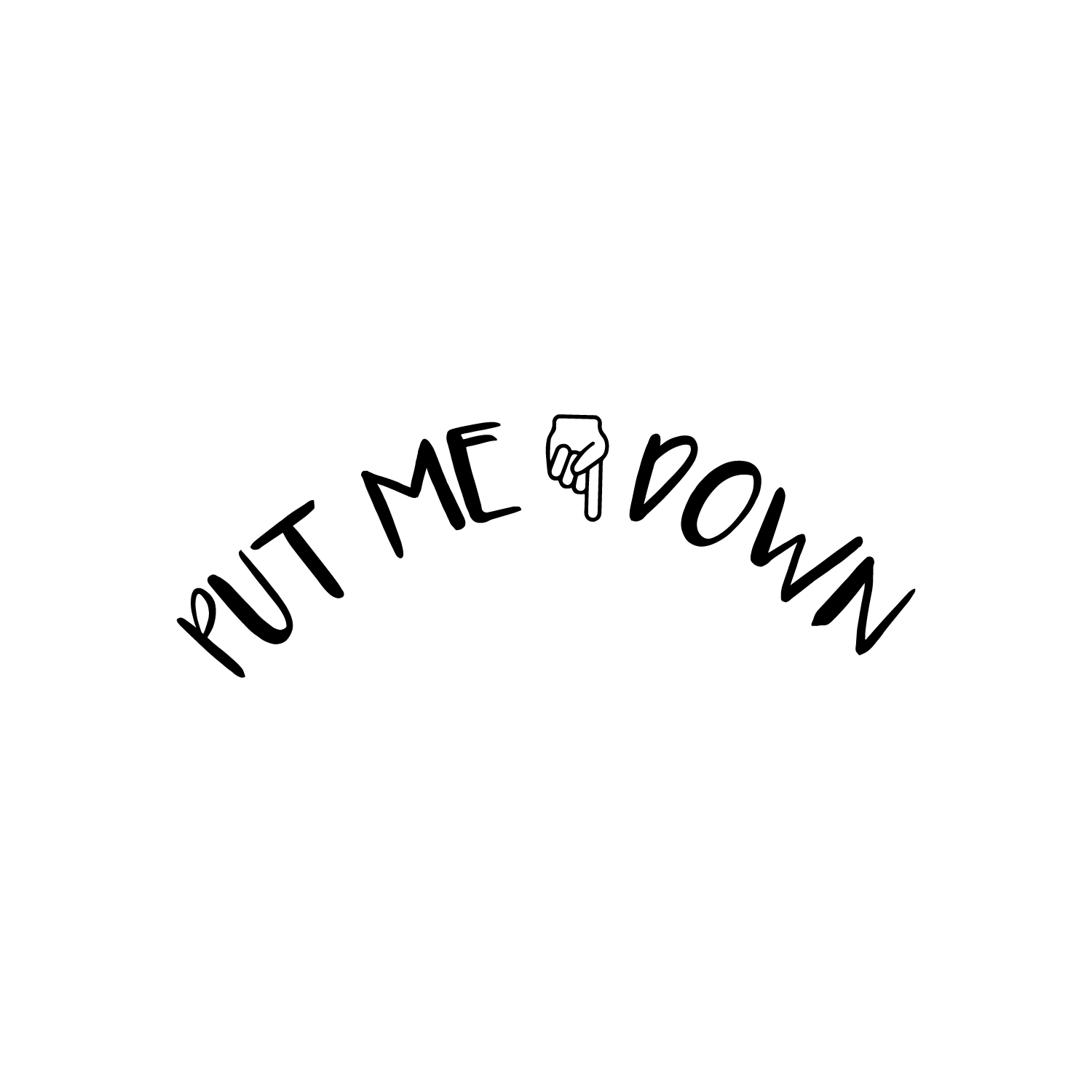 Put Me Down - Toilet Lid Sign - 6" x 12" - Bathroom Vinyl Decal - Funny Quotes Bathroom Decorations - Waterproof Vinyl Stickers 660078089286