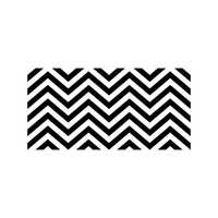 Vinyl Wall Art Decals - Chevron Stripes - 22.5" x 45"- Cool Adhesive Sticker Pattern for Home Office Bedroom Nursery Living Room Apartment - Lifestyle Minimalist Chic Decor 660078116098