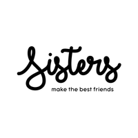 Vinyl Wall Art Decal - Sisters Make The Best Friends - 16" x 37" - Motivational Quote Words - Girls Bedroom Nursery Wall Decor- Trendy Modern Wall Sticker Decals 660078115237