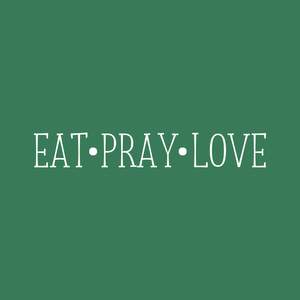 Vinyl Wall Art Decal - Eat Pray Love - 3.5" X 23" - Modern Life Quote For Home Bedroom Living Room Decoration Sticker - 660078171547