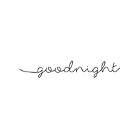 Goodnight Wish Quote Decor - Wall Art Decal - 8" x 45" Bedroom Wall Vinyl Sticker - Vinyl Lettering Wall Art 660078088920