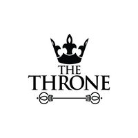 The Throne - Toilet Lid Sign - 10" x 10" - Bathroom Vinyl Decal - Funny Quotes Bathroom Decorations - Waterproof Vinyl Stickers 660078089392