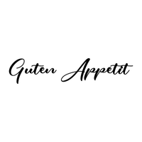 Vinyl Wall Art Decal - Guten Appetit - 7" x 36" - Modern Trendy Food Quote For Home Apartment Kitchen Living Room Dining Room Restaurant Bar Wedding Table Decoration Sticker