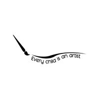 Vinyl Wall Art Decal - Every Child is an Artist - 12" x 30" - Cute Boys Little Girls Unisex Kids Adhesive Peel Off Sticker - Cute Nursery Bedroom Playroom Home Apartment Classroom Decor Stickers 660078116562