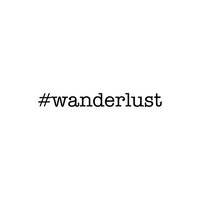 #Wanderlust Lettering - 23" x 2.5" - 660078097045