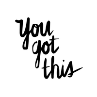 You Got This - Wall Art Decal - 23" x 21" Motivational Life Quote Vinyl Decal