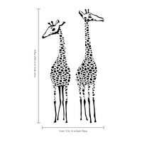 Tall Giraffes for Nursery, Playroom, Kids room Vinyl Wall Decal Sticker Art