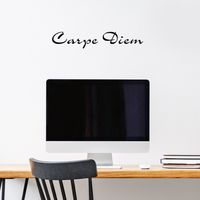 Carpe Diem - 22" x 4" - Vinyl Wall Decal Sticker Art