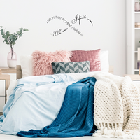Printique And in that moment I swear we were infinite -  30" x 14" -  Infinity love Vinyl Wall Decal Sticker Art