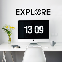 Explore - 7.5" X 40" - Modern Travel Trendy