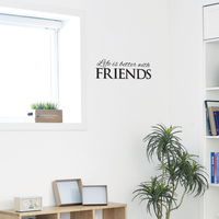 Life is Better with Friends - Inspirational Quote Wall Art Vinyl Decal - 8" x 23" - Living Room Motivational Wall Art Decal - Life Quotes Vinyl Sticker Wall Decor - Bedroom Vinyl Stickers Decor 660078092729