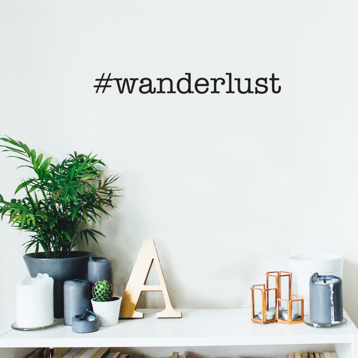 #Wanderlust Lettering - 23" x 2.5" - 660078097045