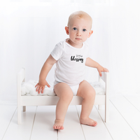 Onesie Organic Baby One Piece Short Sleeve Sweet Trendy Cute Minimal Bodysuit 0-12 Months - Little Blessing